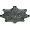 Ekena Millwork Antilles Ceiling Medallion (Fits Canopies up to 6"), 38 1/4"OD x 1 1/2"P, Athenian Green Crackle CM38ANAGC - alternate 4